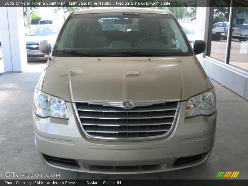 Light Sandstone Metallic / Medium Slate Gray/Light Shale 2009 Chrysler Town & Country LX