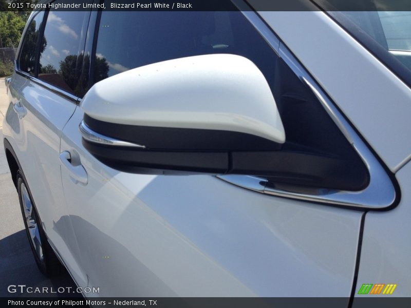 Blizzard Pearl White / Black 2015 Toyota Highlander Limited