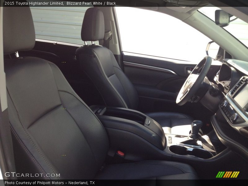 Blizzard Pearl White / Black 2015 Toyota Highlander Limited