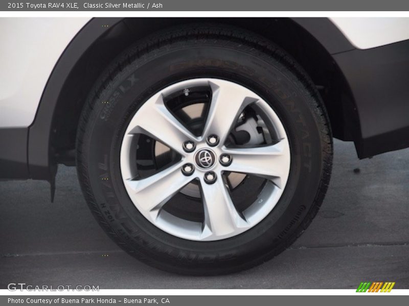 Classic Silver Metallic / Ash 2015 Toyota RAV4 XLE