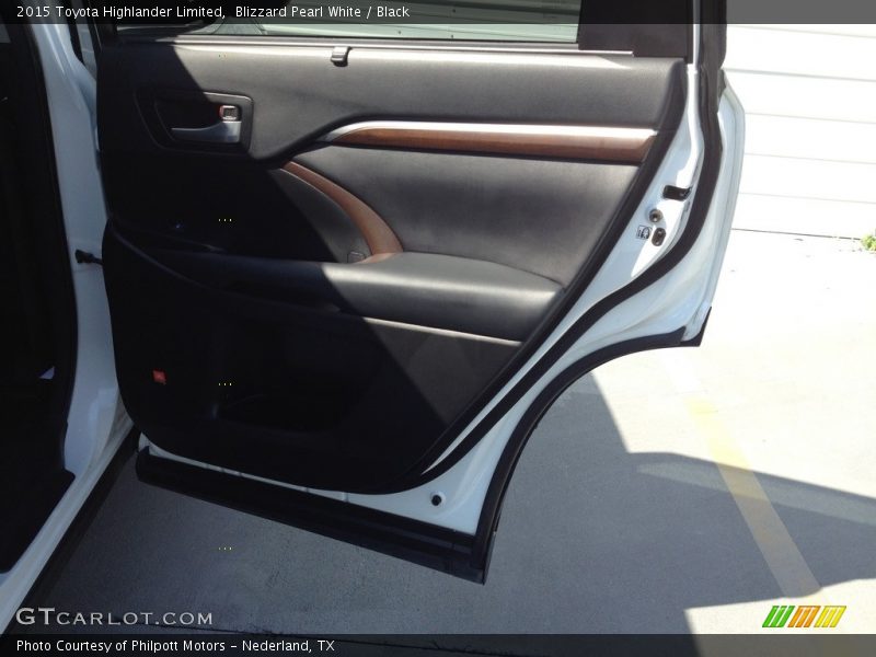 Blizzard Pearl White / Black 2015 Toyota Highlander Limited