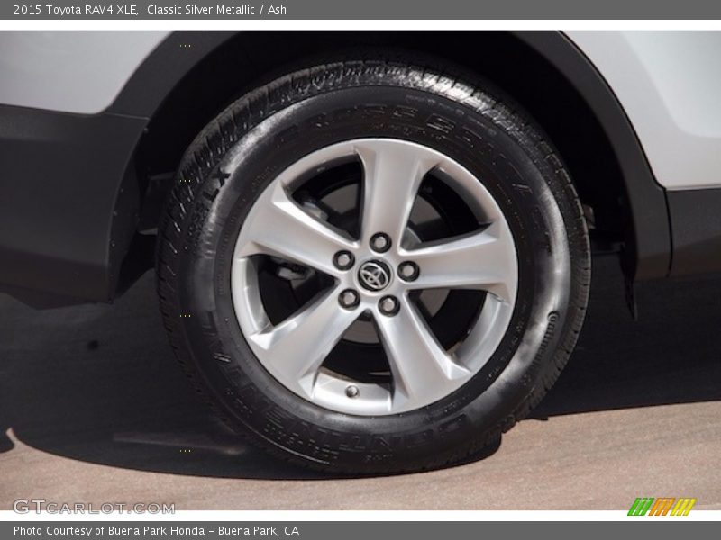 Classic Silver Metallic / Ash 2015 Toyota RAV4 XLE