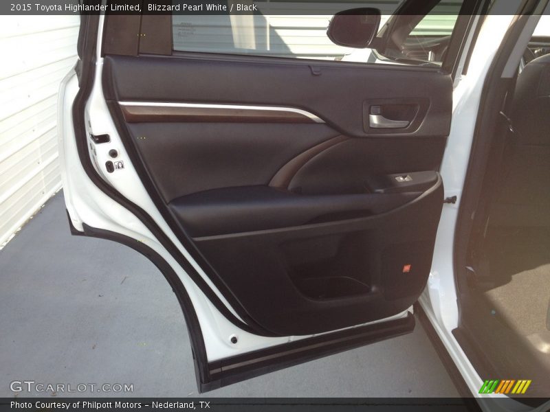 Blizzard Pearl White / Black 2015 Toyota Highlander Limited