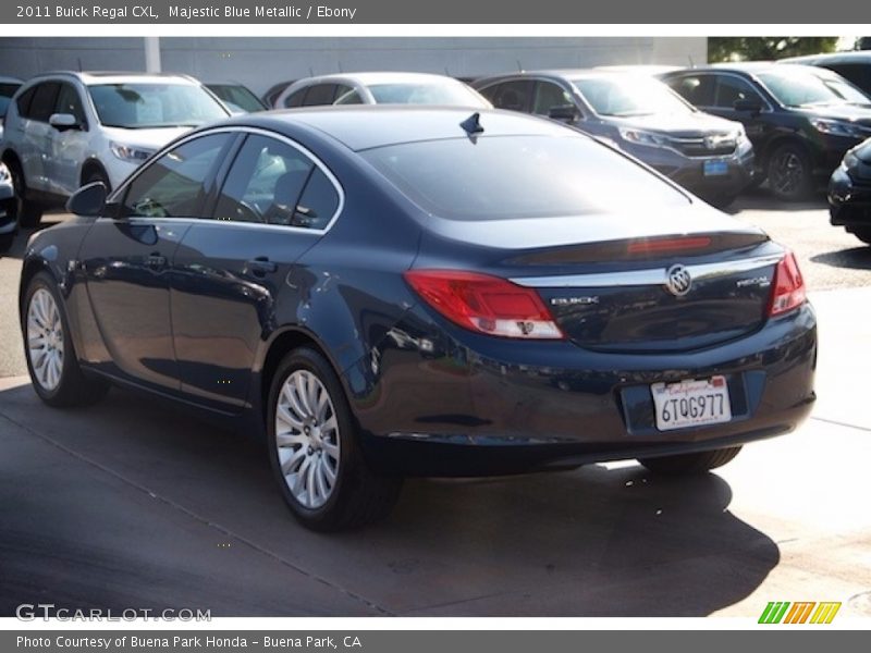 Majestic Blue Metallic / Ebony 2011 Buick Regal CXL