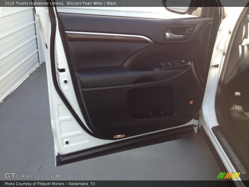Blizzard Pearl White / Black 2015 Toyota Highlander Limited