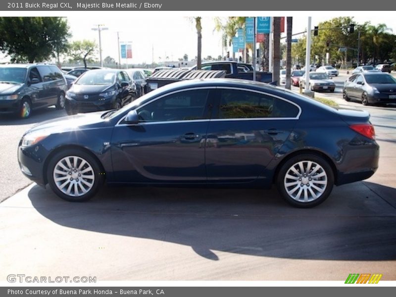 Majestic Blue Metallic / Ebony 2011 Buick Regal CXL