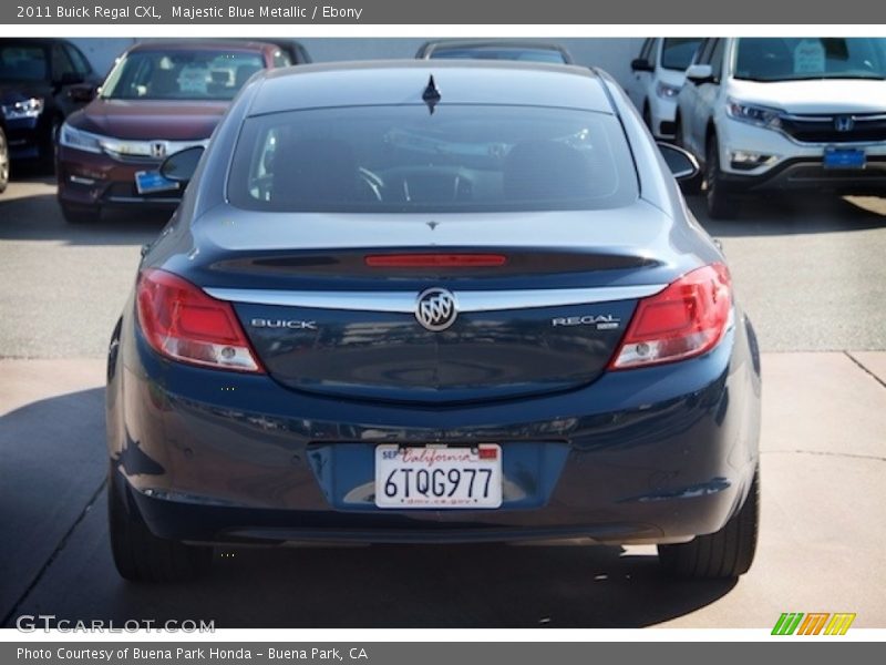 Majestic Blue Metallic / Ebony 2011 Buick Regal CXL