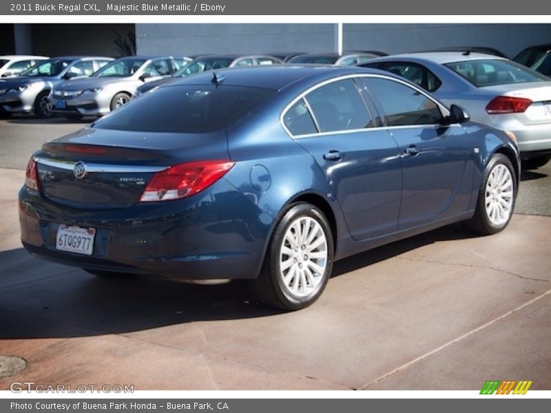 Majestic Blue Metallic / Ebony 2011 Buick Regal CXL