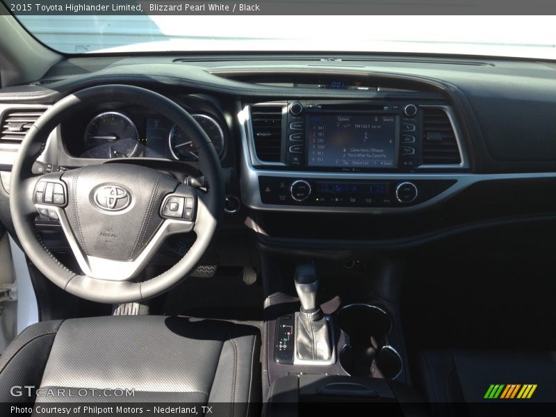 Blizzard Pearl White / Black 2015 Toyota Highlander Limited