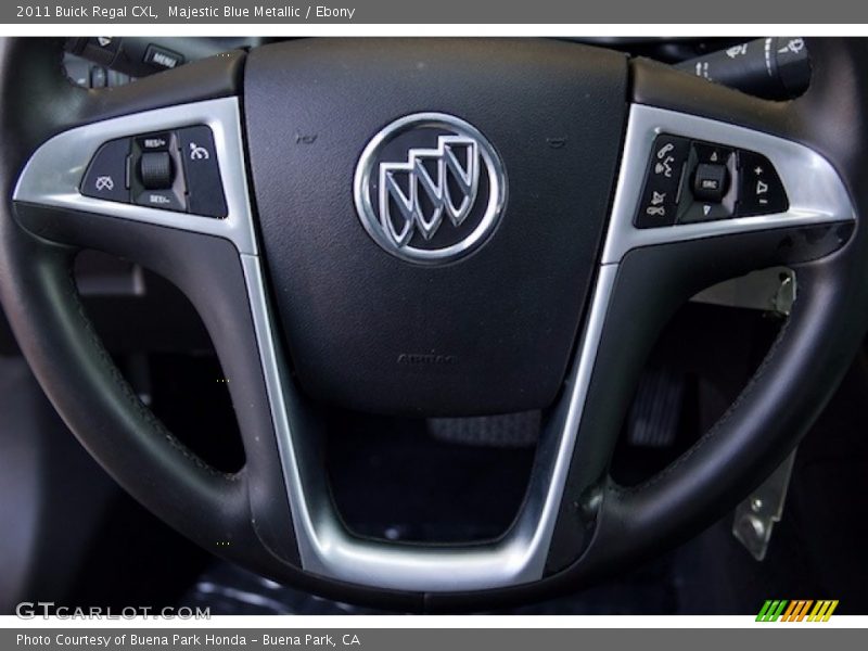 Majestic Blue Metallic / Ebony 2011 Buick Regal CXL