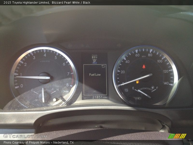 Blizzard Pearl White / Black 2015 Toyota Highlander Limited