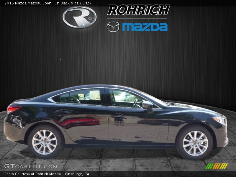 Jet Black Mica / Black 2016 Mazda Mazda6 Sport