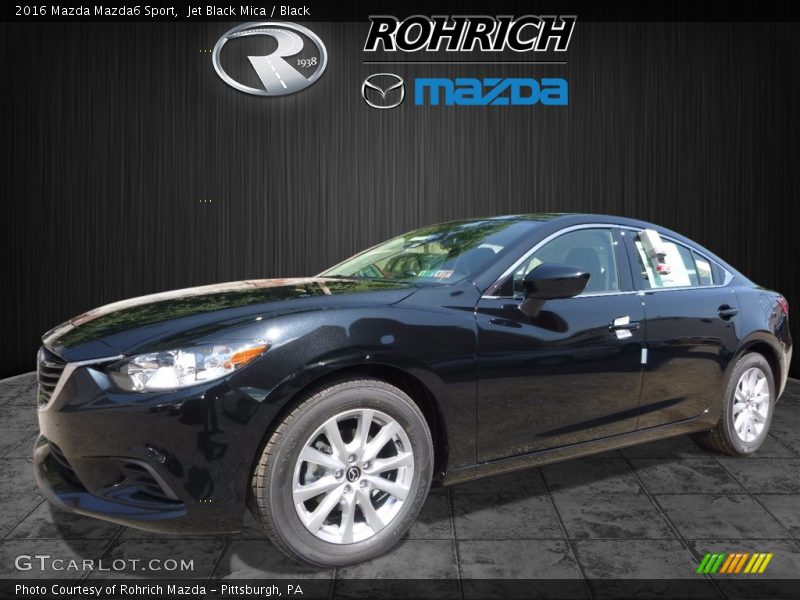 Jet Black Mica / Black 2016 Mazda Mazda6 Sport