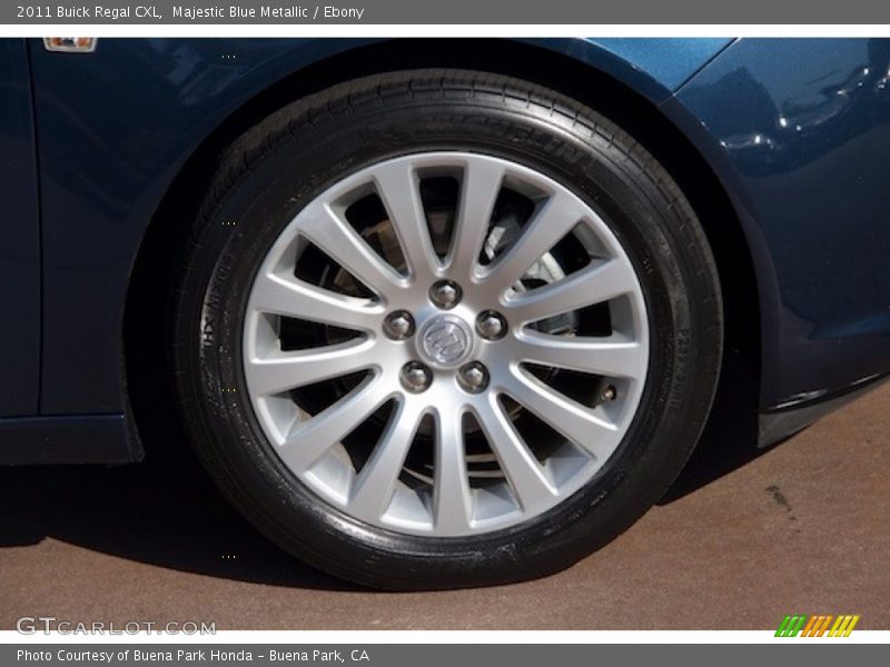 Majestic Blue Metallic / Ebony 2011 Buick Regal CXL