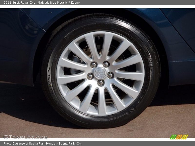 Majestic Blue Metallic / Ebony 2011 Buick Regal CXL