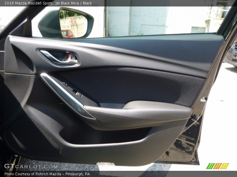 Jet Black Mica / Black 2016 Mazda Mazda6 Sport