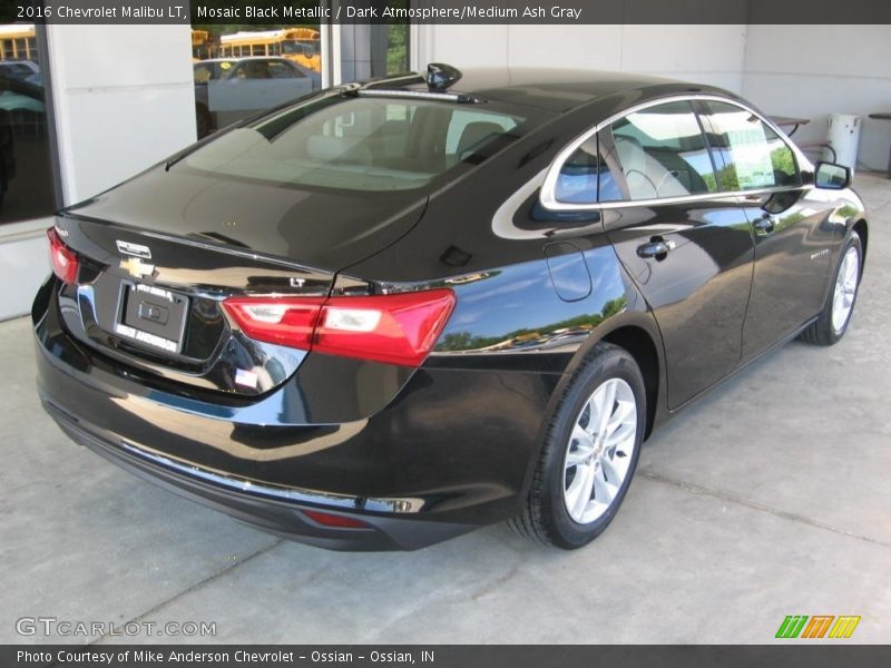 Mosaic Black Metallic / Dark Atmosphere/Medium Ash Gray 2016 Chevrolet Malibu LT