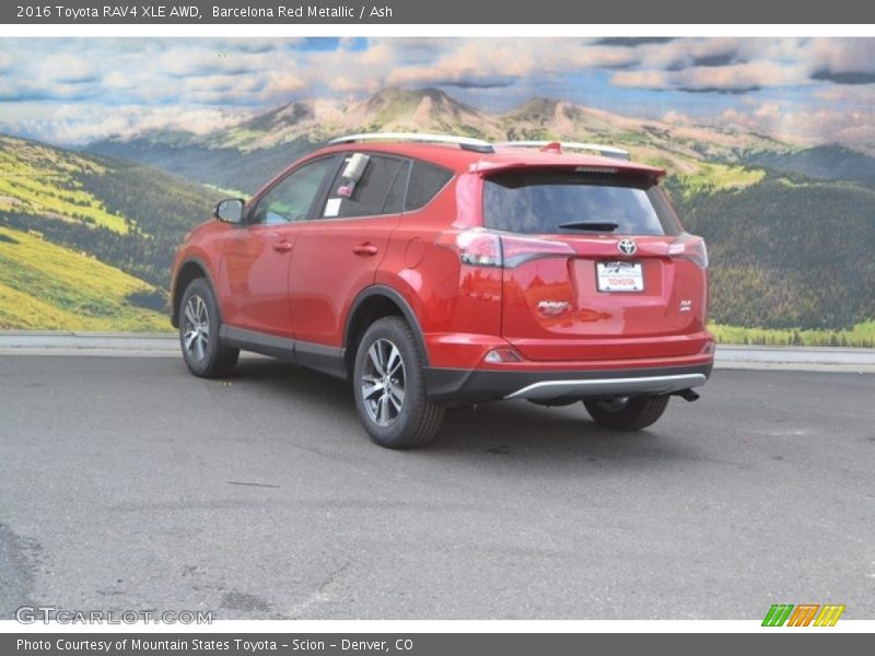 Barcelona Red Metallic / Ash 2016 Toyota RAV4 XLE AWD