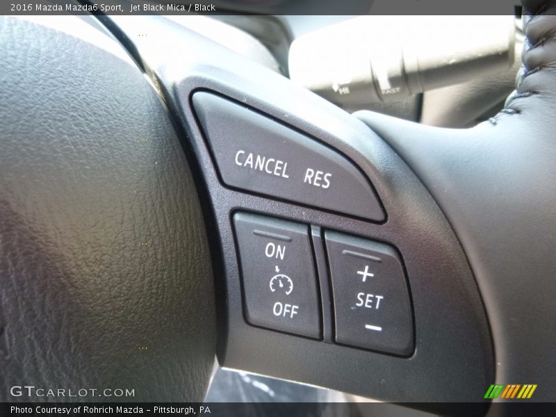 Jet Black Mica / Black 2016 Mazda Mazda6 Sport