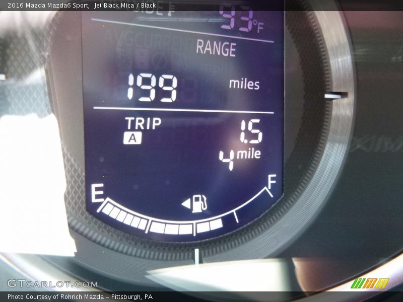 Jet Black Mica / Black 2016 Mazda Mazda6 Sport