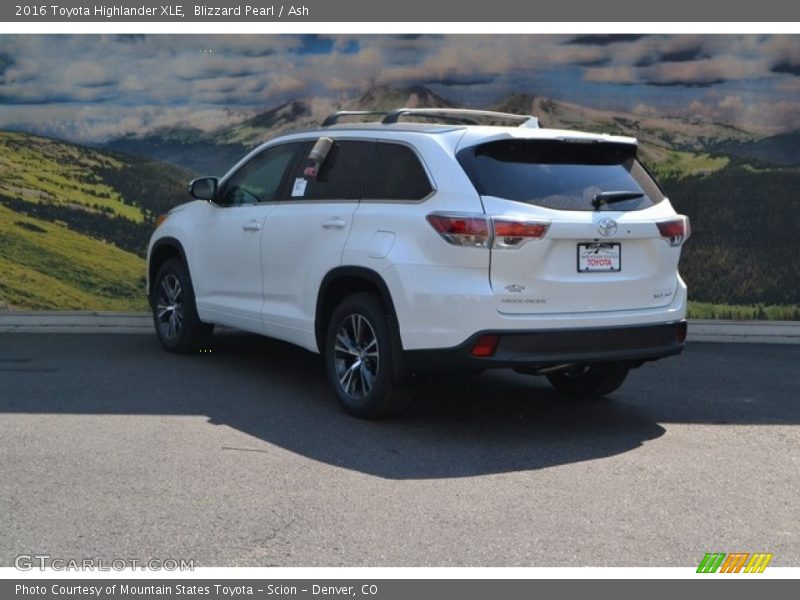 Blizzard Pearl / Ash 2016 Toyota Highlander XLE