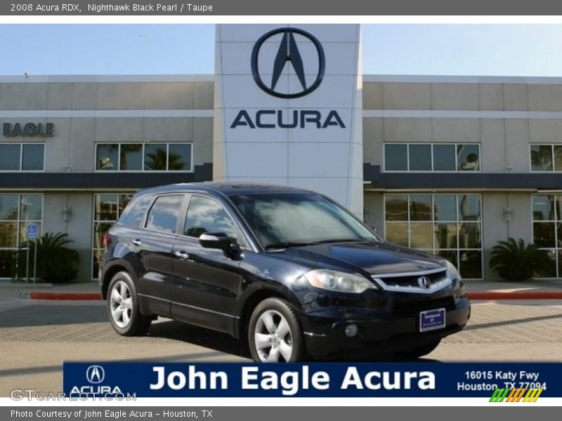Nighthawk Black Pearl / Taupe 2008 Acura RDX