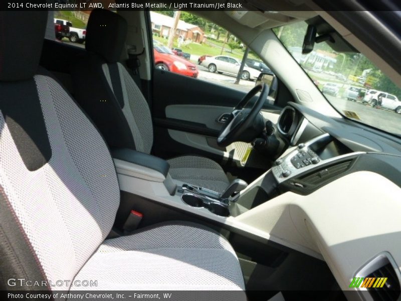 Atlantis Blue Metallic / Light Titanium/Jet Black 2014 Chevrolet Equinox LT AWD