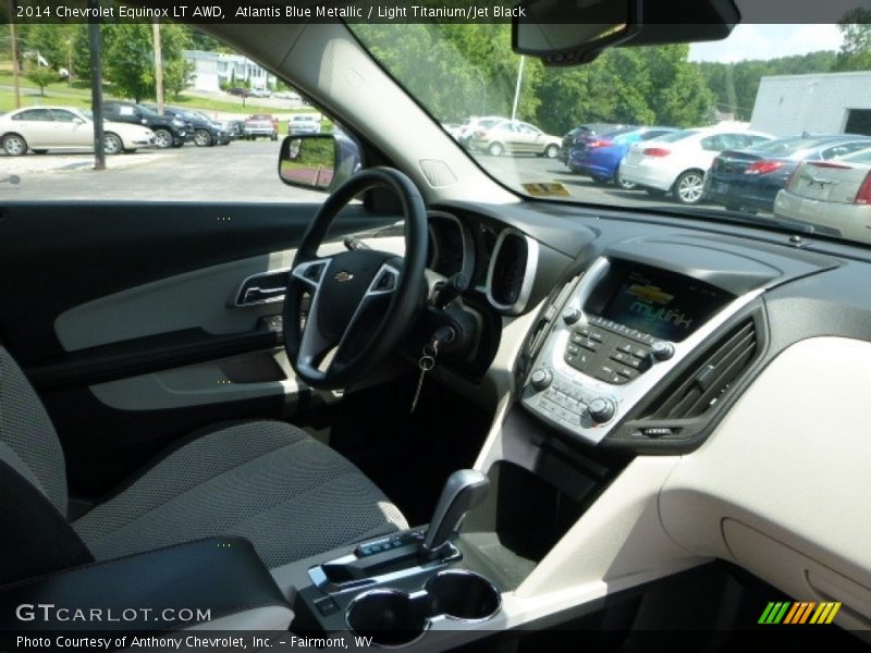 Atlantis Blue Metallic / Light Titanium/Jet Black 2014 Chevrolet Equinox LT AWD