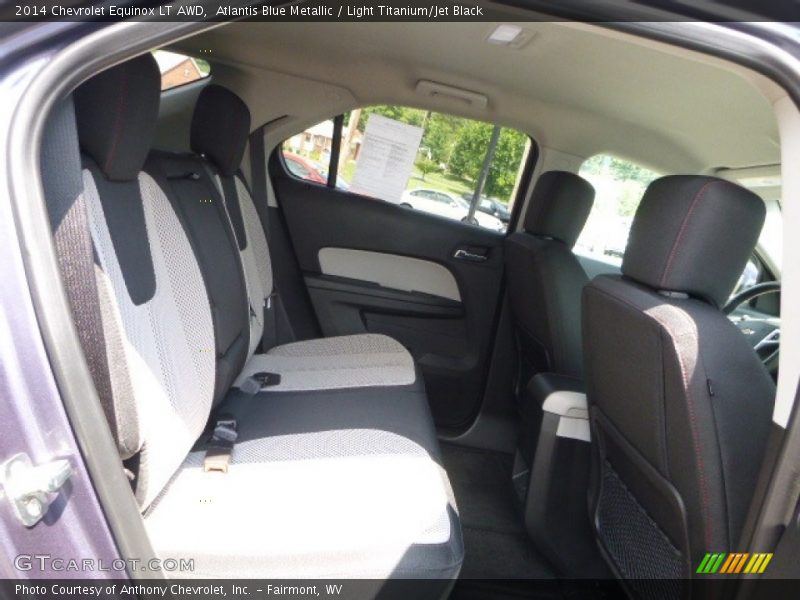 Atlantis Blue Metallic / Light Titanium/Jet Black 2014 Chevrolet Equinox LT AWD