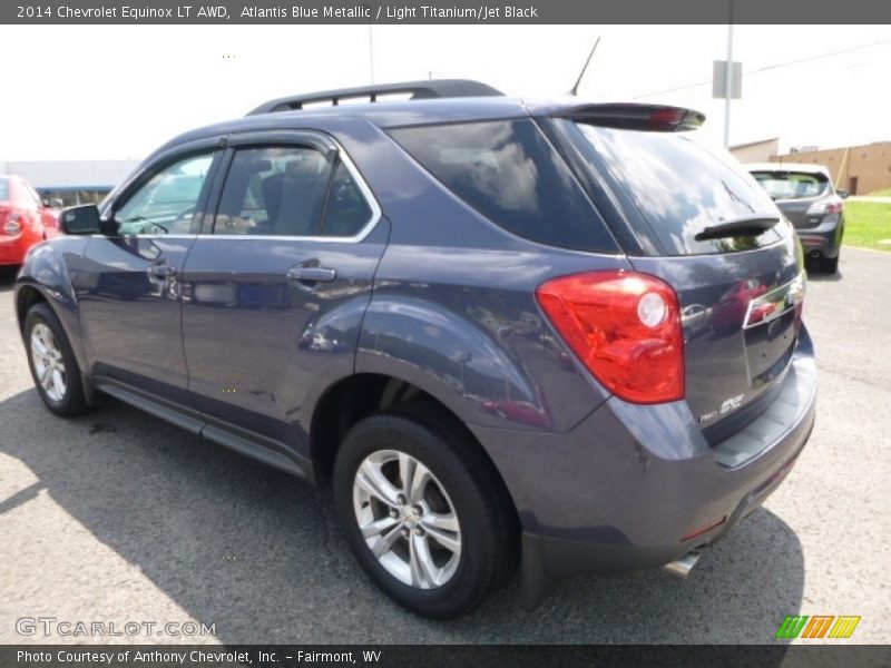 Atlantis Blue Metallic / Light Titanium/Jet Black 2014 Chevrolet Equinox LT AWD