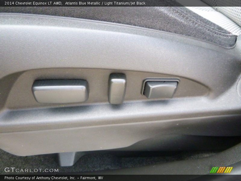 Atlantis Blue Metallic / Light Titanium/Jet Black 2014 Chevrolet Equinox LT AWD