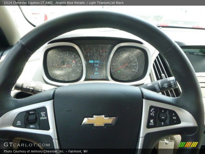 Atlantis Blue Metallic / Light Titanium/Jet Black 2014 Chevrolet Equinox LT AWD