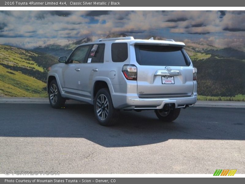 Classic Silver Metallic / Black 2016 Toyota 4Runner Limited 4x4