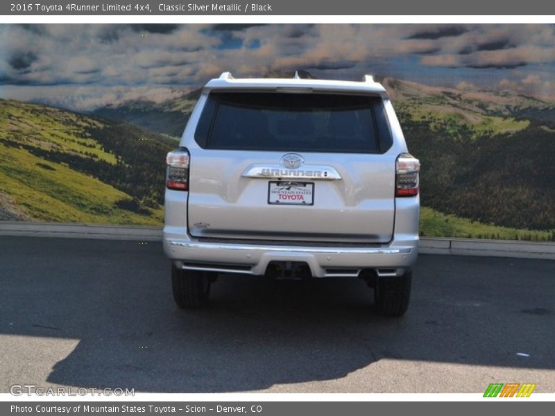Classic Silver Metallic / Black 2016 Toyota 4Runner Limited 4x4