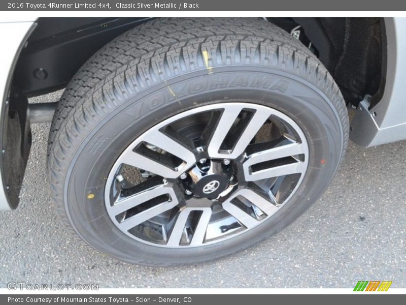 Classic Silver Metallic / Black 2016 Toyota 4Runner Limited 4x4