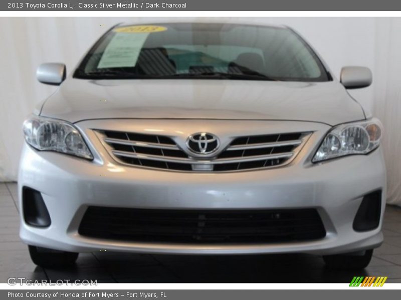 Classic Silver Metallic / Dark Charcoal 2013 Toyota Corolla L