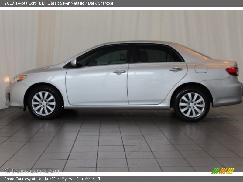 Classic Silver Metallic / Dark Charcoal 2013 Toyota Corolla L