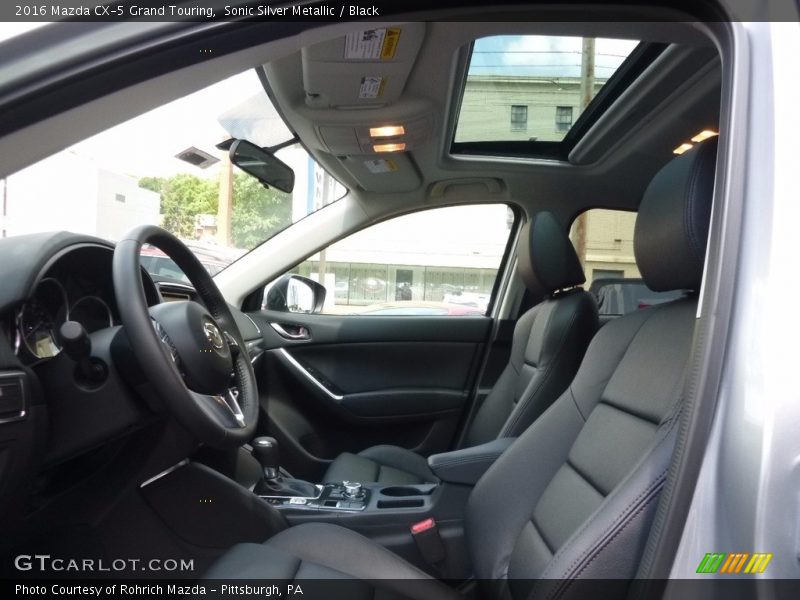 Sonic Silver Metallic / Black 2016 Mazda CX-5 Grand Touring