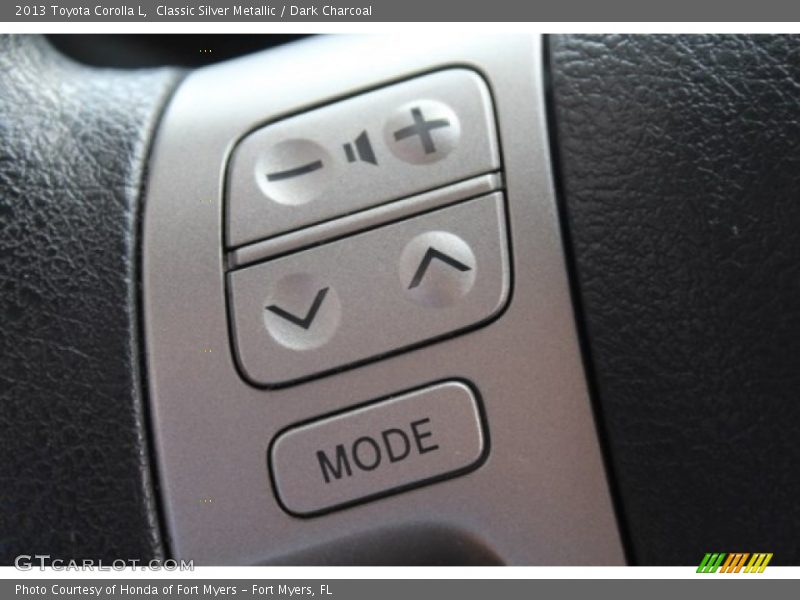 Classic Silver Metallic / Dark Charcoal 2013 Toyota Corolla L