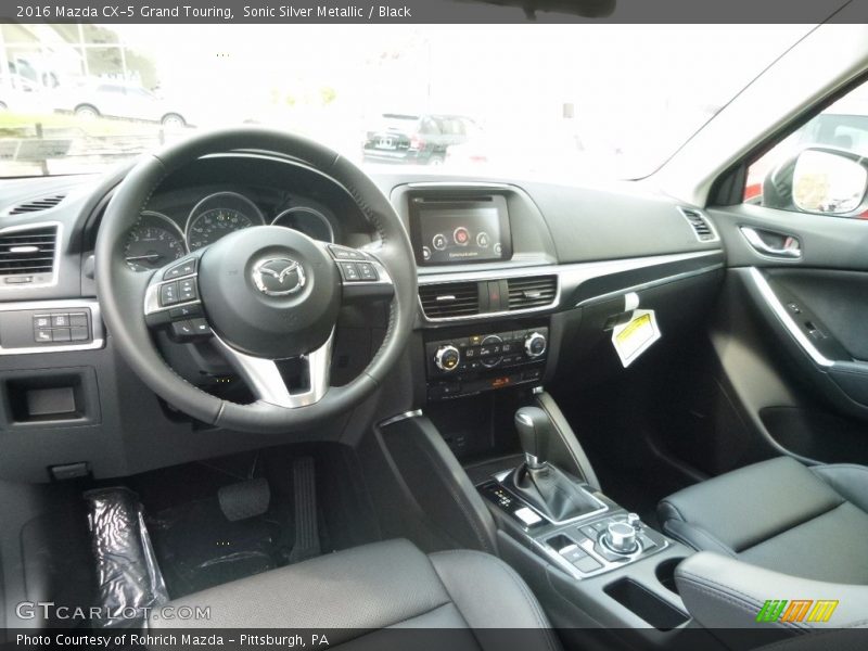 Sonic Silver Metallic / Black 2016 Mazda CX-5 Grand Touring