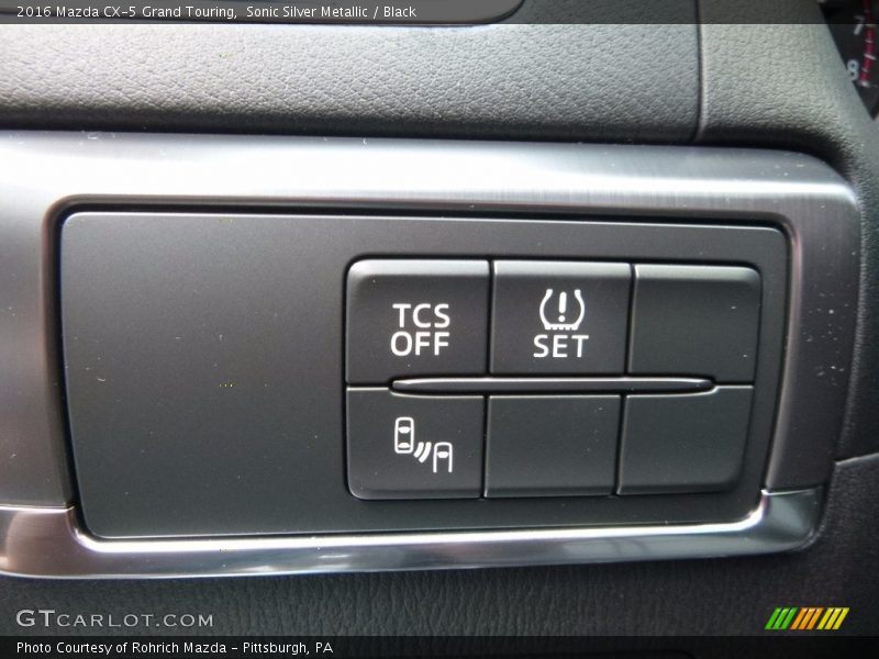 Sonic Silver Metallic / Black 2016 Mazda CX-5 Grand Touring