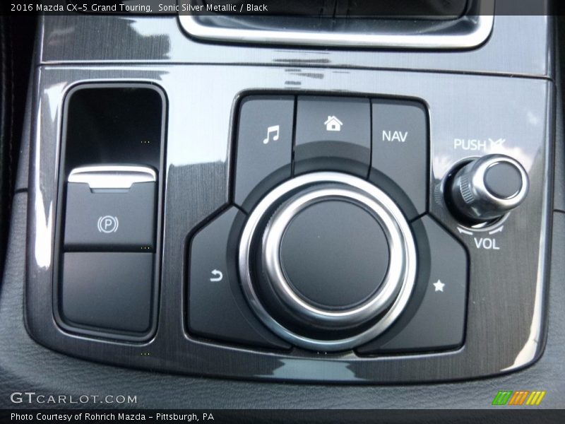 Sonic Silver Metallic / Black 2016 Mazda CX-5 Grand Touring