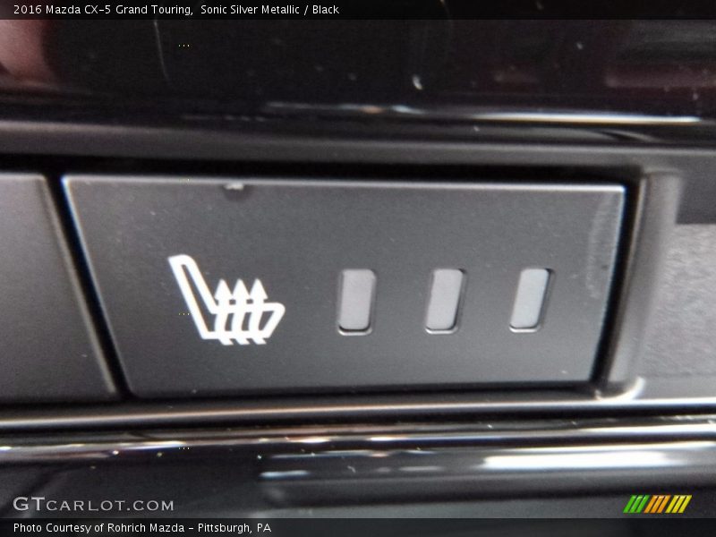 Sonic Silver Metallic / Black 2016 Mazda CX-5 Grand Touring