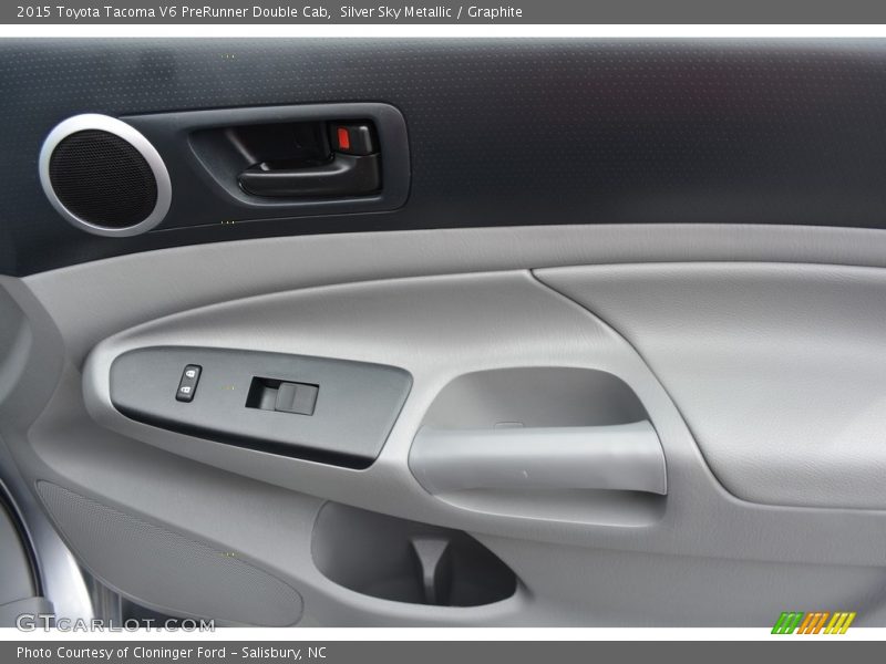 Silver Sky Metallic / Graphite 2015 Toyota Tacoma V6 PreRunner Double Cab