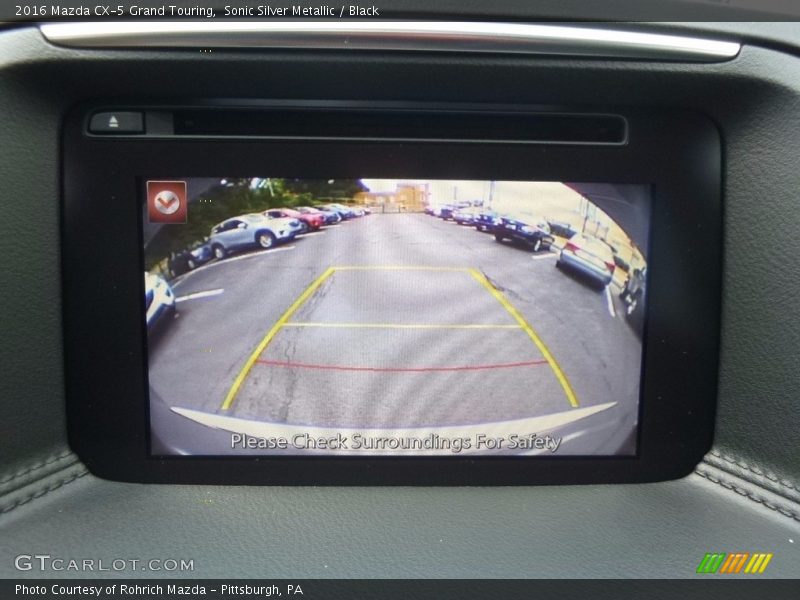 Sonic Silver Metallic / Black 2016 Mazda CX-5 Grand Touring