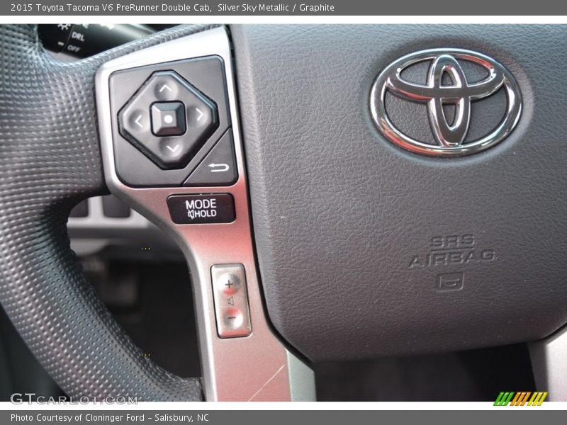 Silver Sky Metallic / Graphite 2015 Toyota Tacoma V6 PreRunner Double Cab