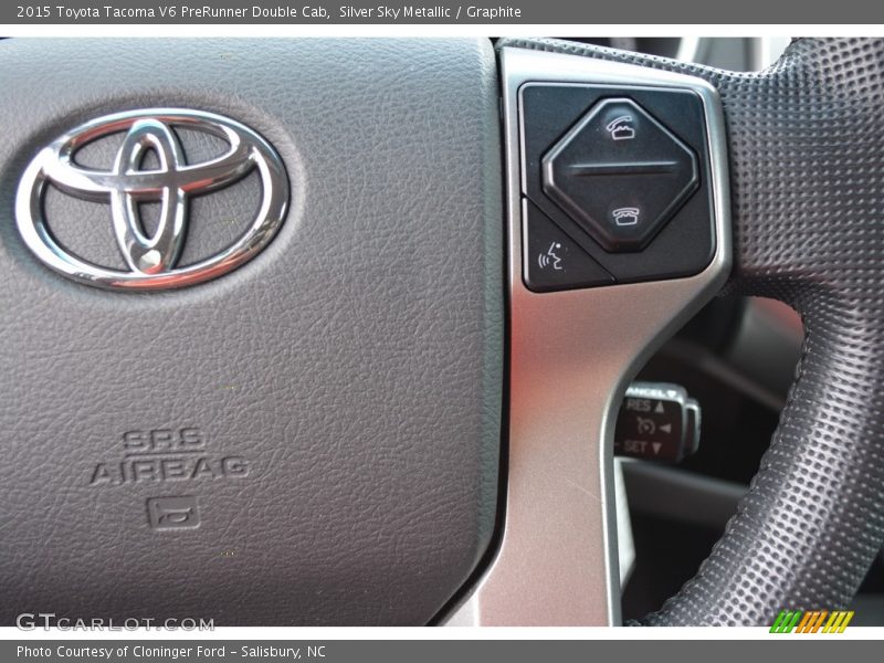 Silver Sky Metallic / Graphite 2015 Toyota Tacoma V6 PreRunner Double Cab