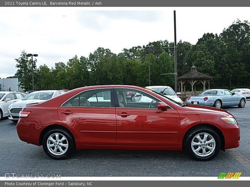 Barcelona Red Metallic / Ash 2011 Toyota Camry LE