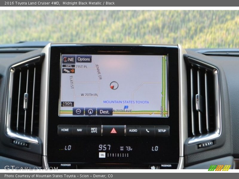 Midnight Black Metallic / Black 2016 Toyota Land Cruiser 4WD