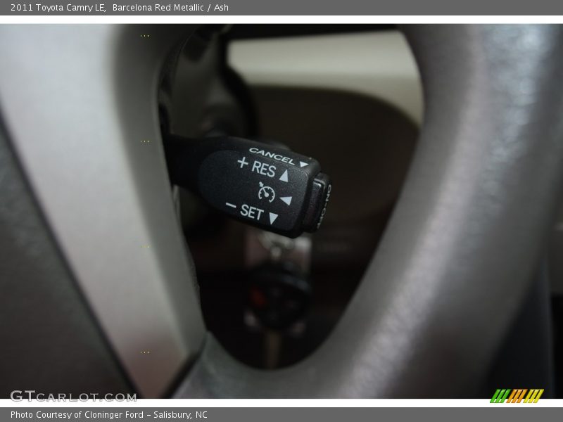 Barcelona Red Metallic / Ash 2011 Toyota Camry LE